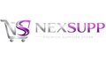 NexSupp logo with a shopping cart icon on a white background